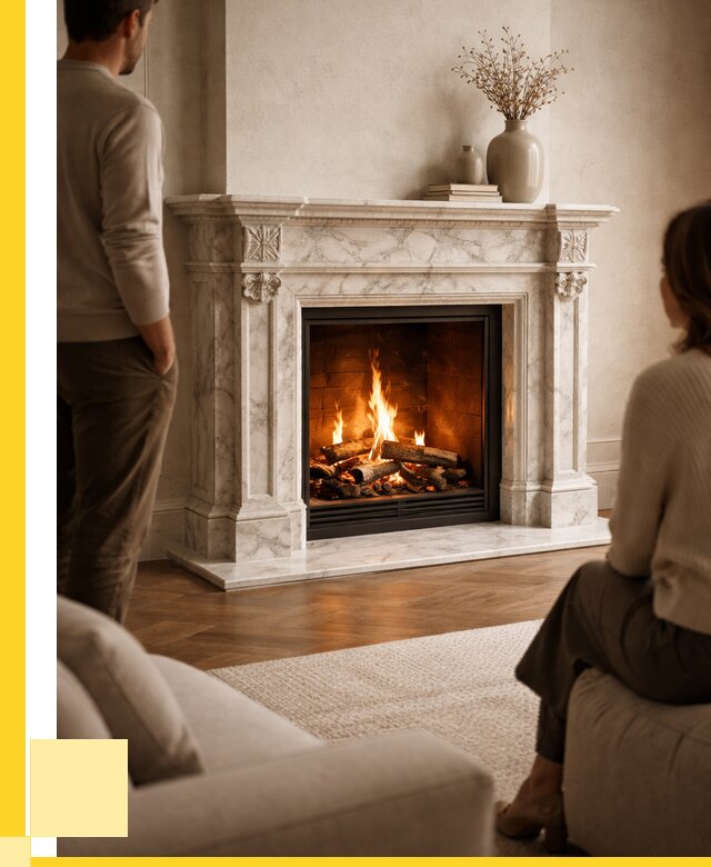 Мраморные камины под ключ в Мценске от 253175 р. | ЭриданМцн