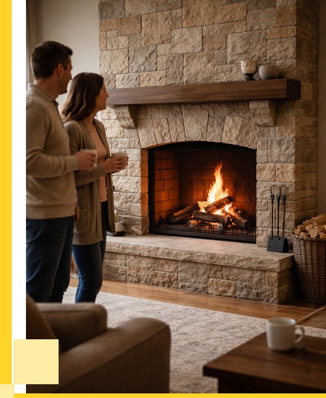 Каменные камины на заказ в Мценске от 182286 р. | ЭриданМцн