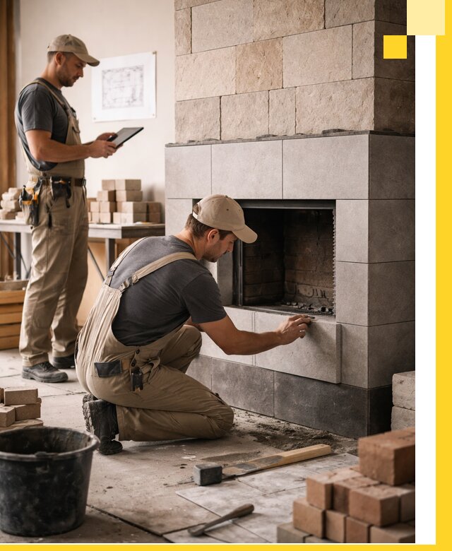 Индивидуальные проекты каминов и каминных систем в Мценске