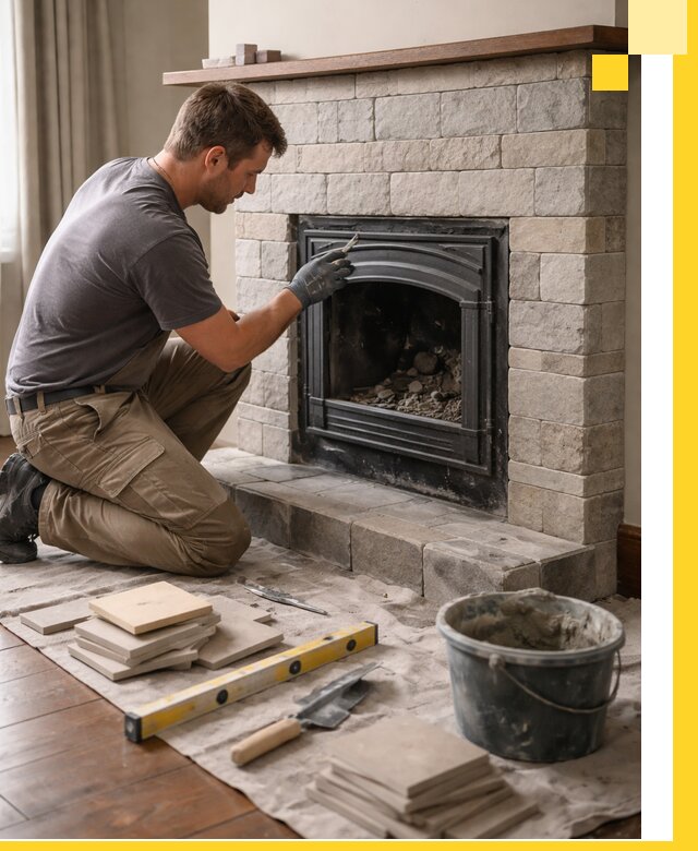 Профессиональный ремонт каминов в Мценске восстановление и сервис