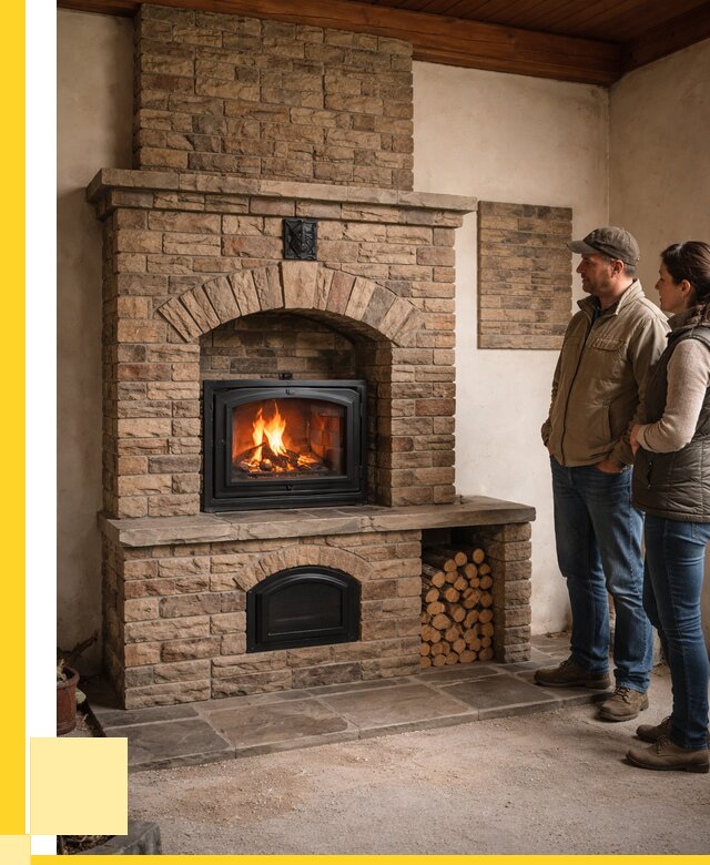 Кирпичная печь под ключ в Мценске от 151905 р. | ЭриданМцн