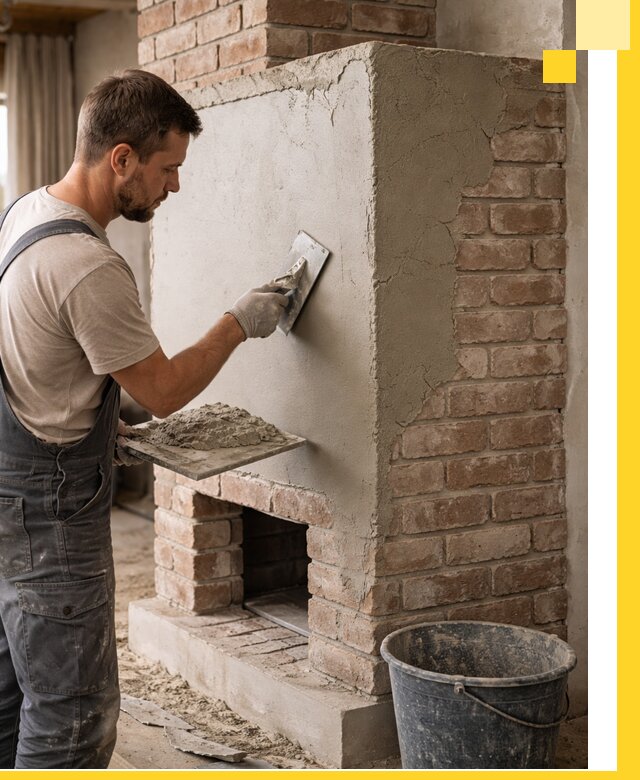 Отделка печей и облицовка каминов в Мценске под ключ