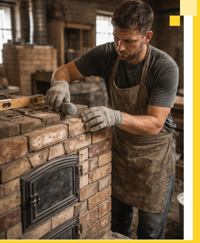 Изготовление печей на заказ в Мценске с проектом и монтажом