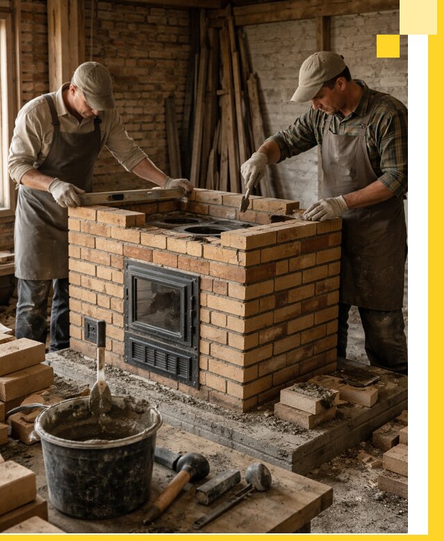 Изготовление и установка варочных печей под ключ в Мценске