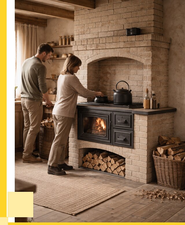 Печи с плитой в Мценске от 45572 р. | ЭриданМцн — кирпичная печь