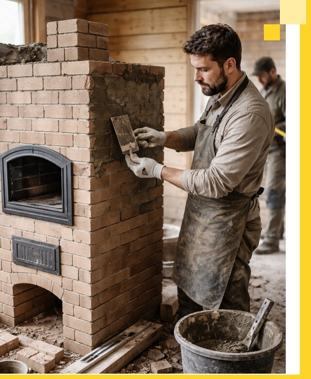 Изготовление и установка печей-шведок под ключ в Мценске