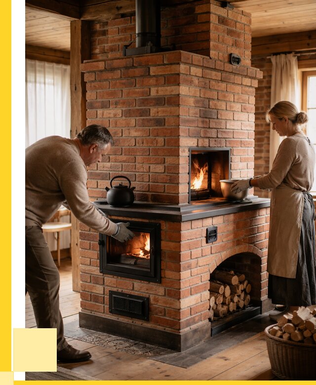 Печи для загородного дома под ключ в Мценске от 81016 р. | ЭриданМцн