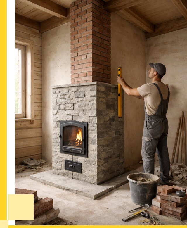 Печи и дымоходы под ключ в Мценске от 45572 р., ЭриданМцн