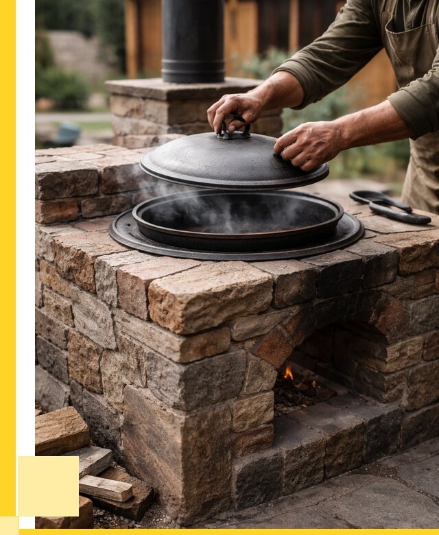 Печи для казана в Мценске по цене от 18229 р. | ЭриданМцн