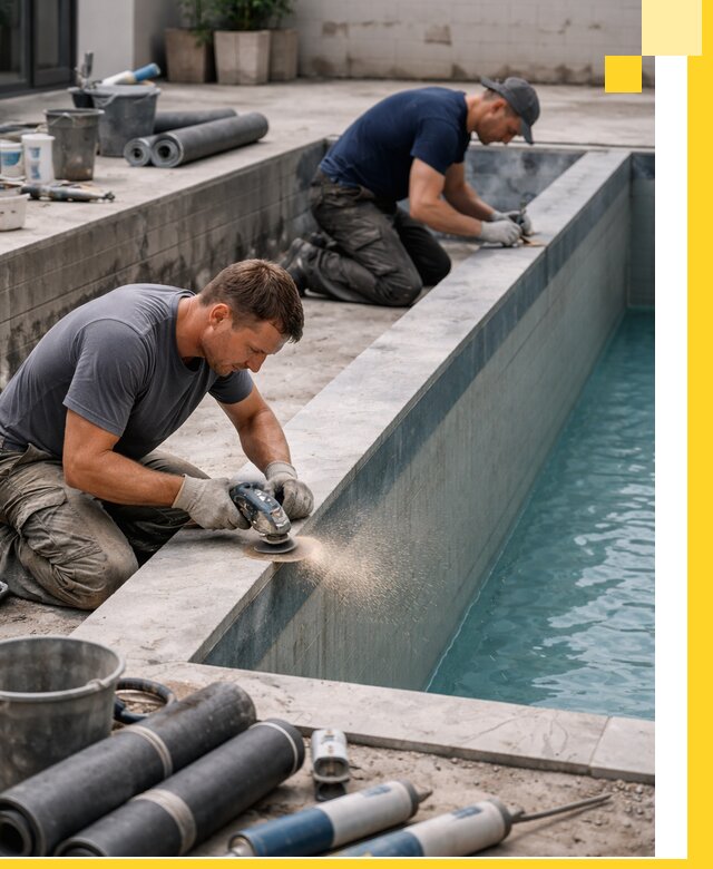 Профессиональный ремонт бассейнов под ключ в Мценске