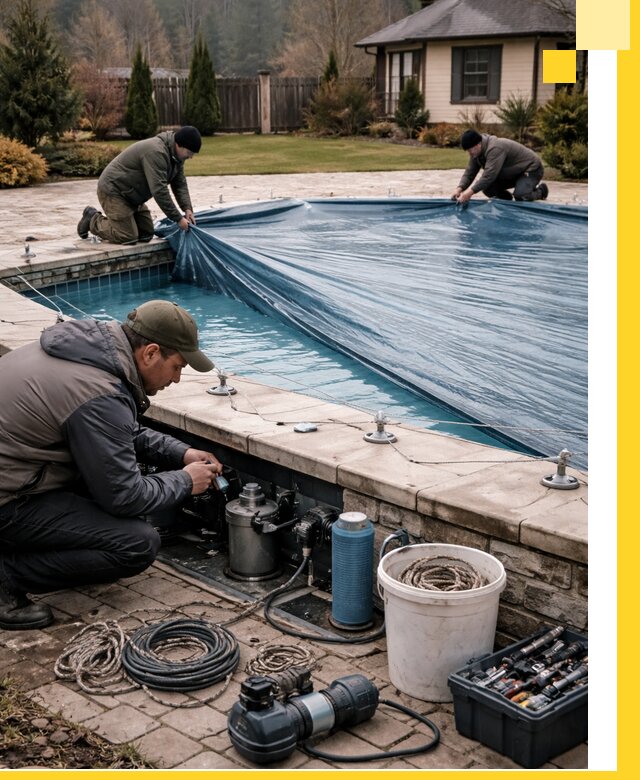 Консервация бассейнов в Мценске: подготовка к длительному хранению