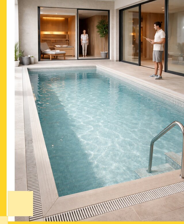 Отделка бассейна пленкой ПВХ в Мценске от 3544 р. - ЭриданМцн