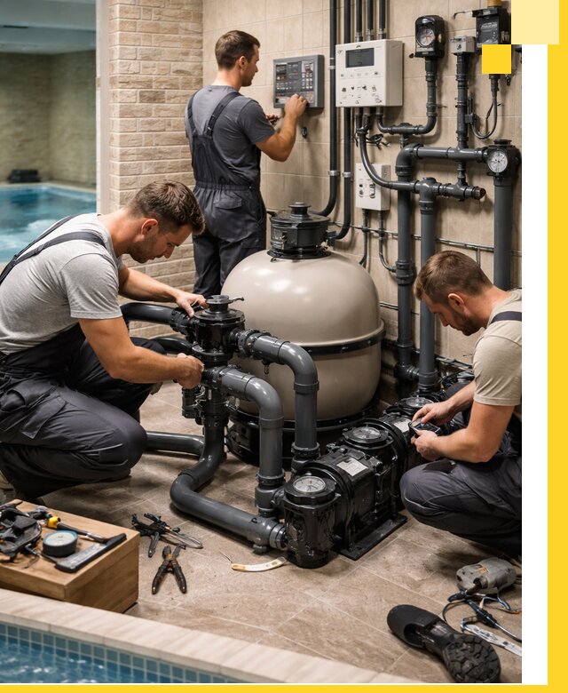 Комплексное оборудование для бассейнов под ключ в Мценске