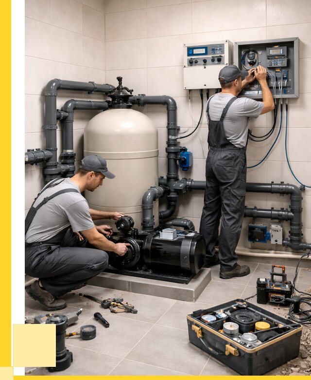 Монтаж оборудования для бассейнов в Мценске от 40508 р. | ЭриданМцн