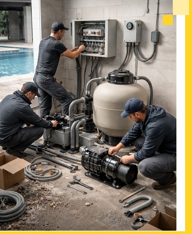 Профессиональный монтаж оборудования для бассейнов в Мценске