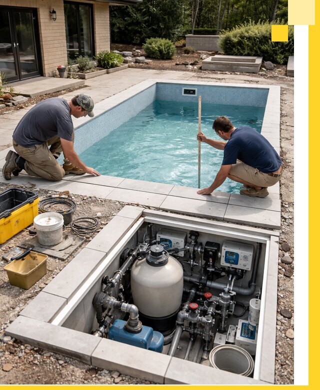 Строительство качественных домашних бассейнов под ключ в Мценске