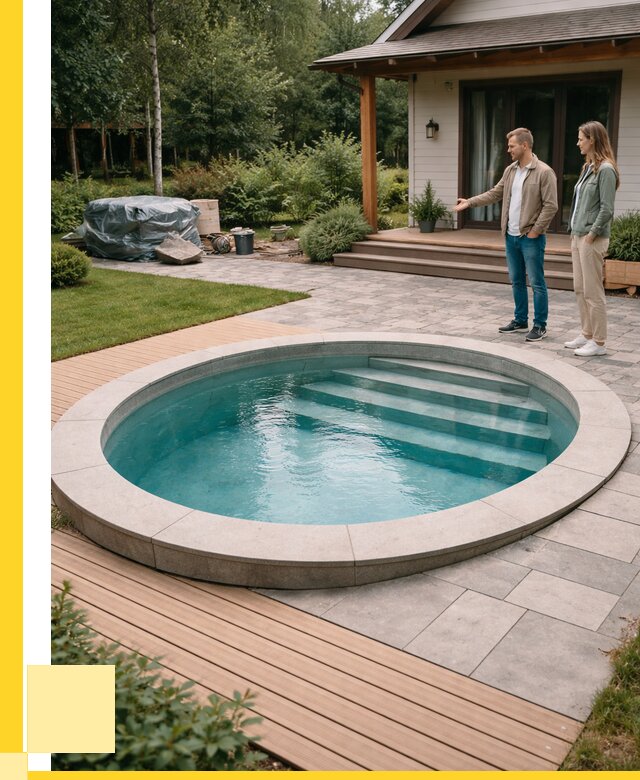 Бассейн на даче под ключ в Мценске от 202540 р., ЭриданМцн