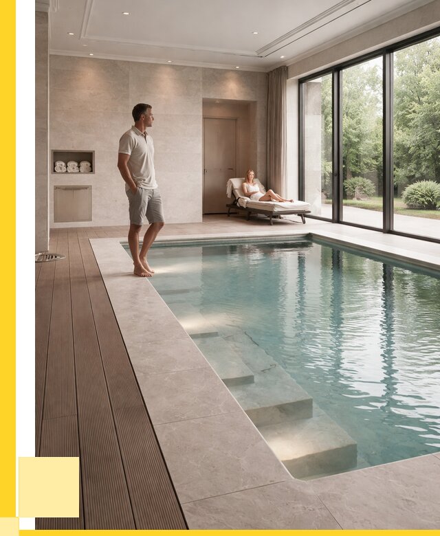 Бассейны в коттедже под ключ в Мценске от 1215240 р. | ЭриданМцн