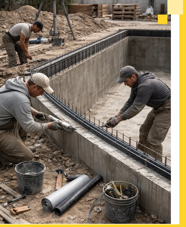 Качественный монтаж чаши бассейна в Мценске под ключ с гарантией