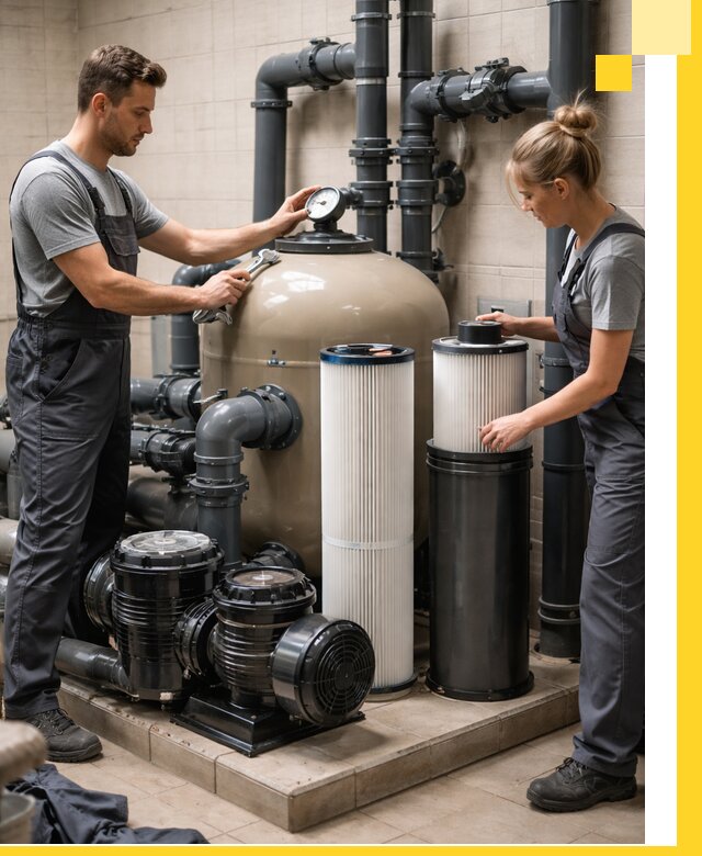 Фильтры и системы фильтрации для бассейнов в Мценске