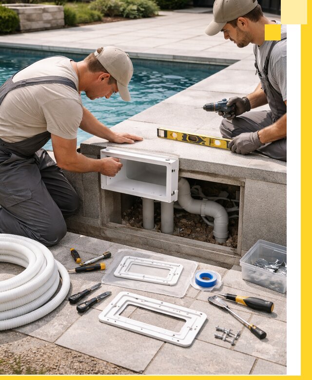 Поставка и установка скиммеров для бассейнов в Мценске