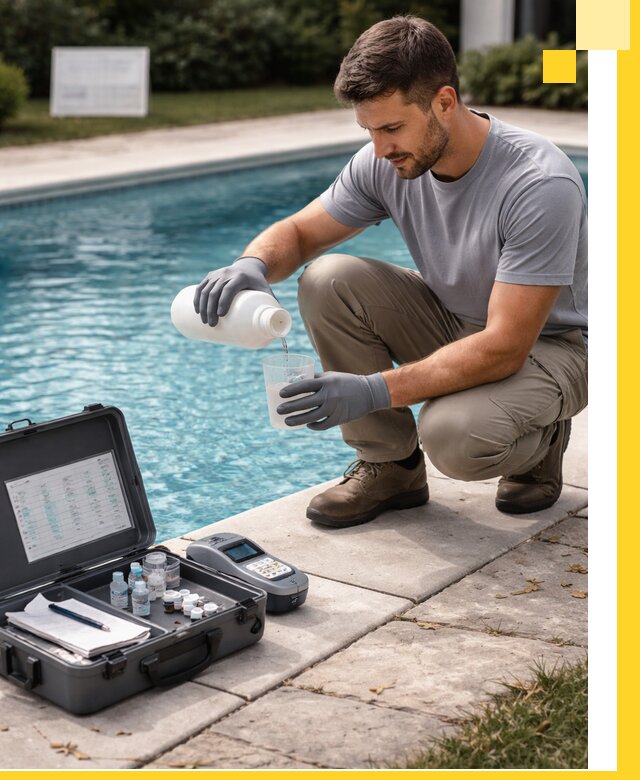 Профессиональная дезинфекция воды в бассейне в Мценске