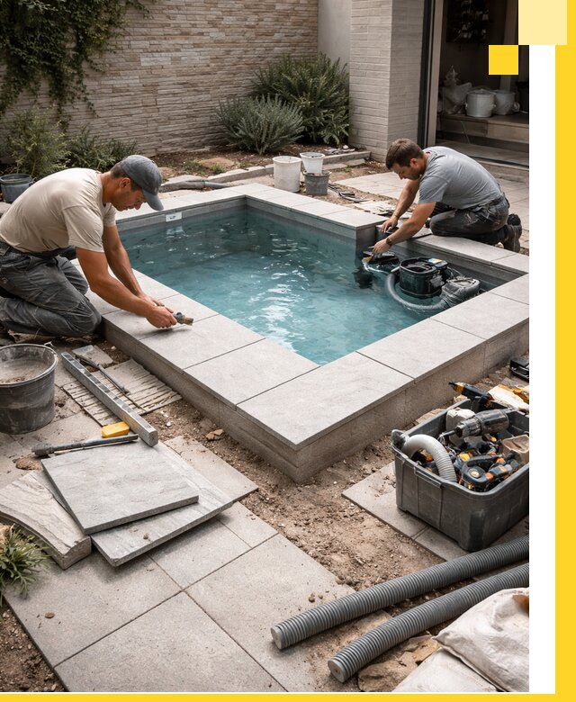 Мини бассейны под ключ в Мценске, дизайн и установка