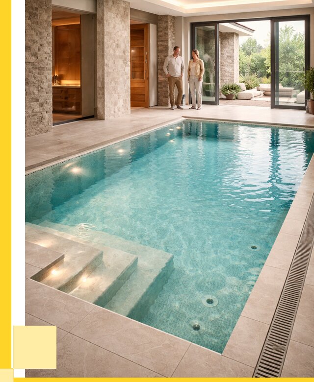 Бассейн во дворе в Мценске: проект, отделка от 1215240 р. | ЭриданМцн