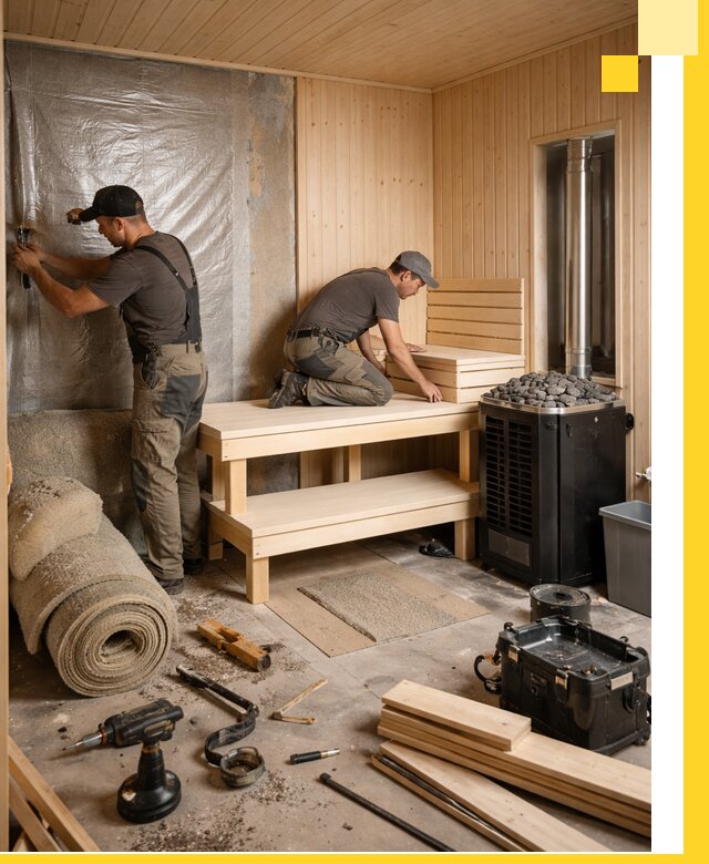 Проекты саун под ключ в Мценске дизайн и строительство