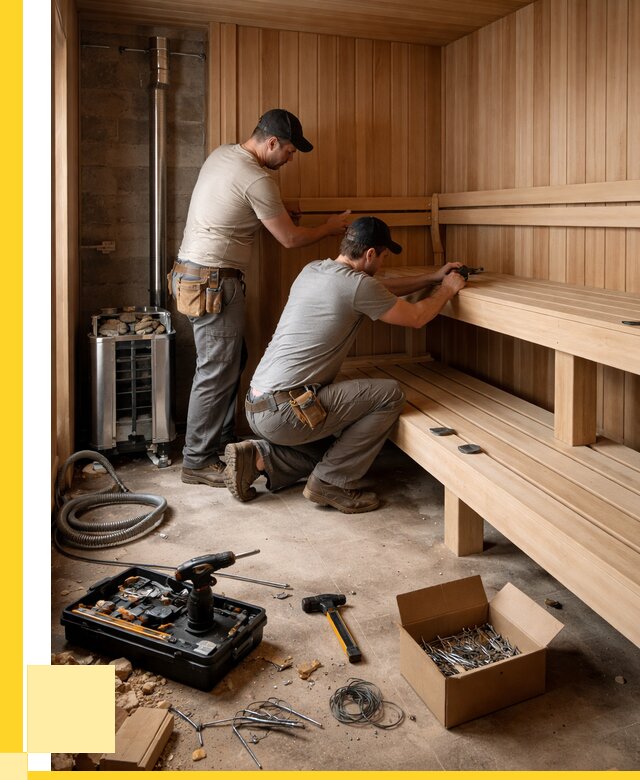 Монтаж саун под ключ в Мценске от 121524 р. | ЭриданМцн