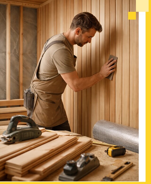 Профессиональная отделка саун и парных под ключ в Мценске