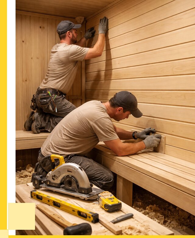 Обшивка саун вагонкой в Мценске от 2532 р. | ЭриданМцн