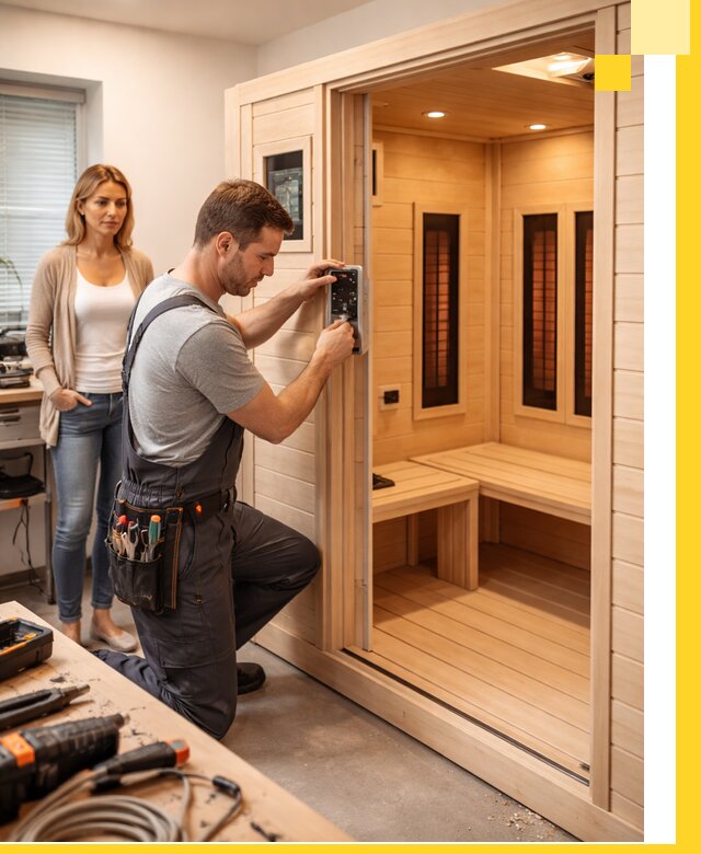 Инфракрасные сауны под ключ в Мценске продажа и установка