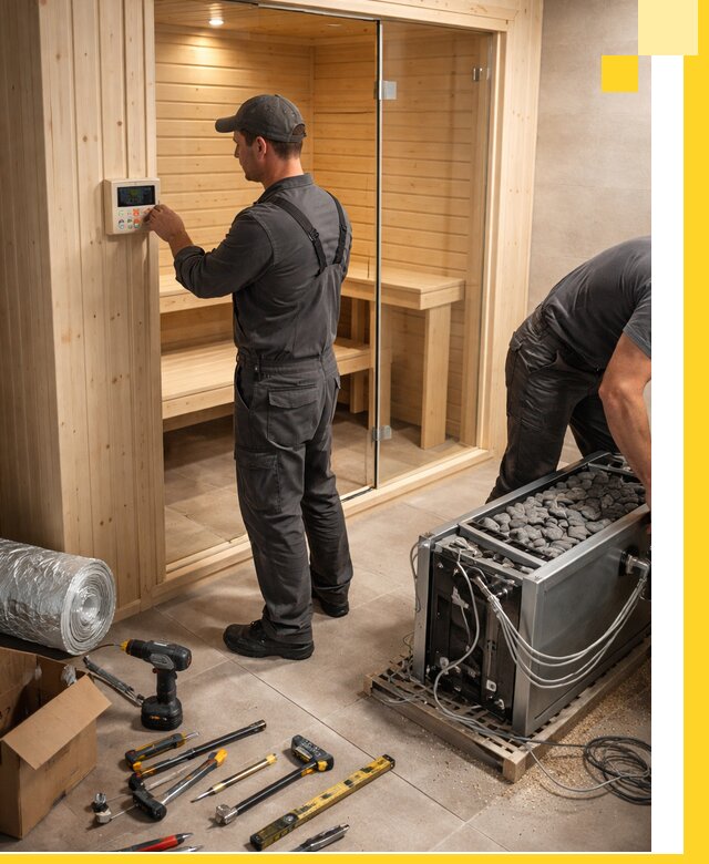 Поставка, установка и монтаж электрических саун в Мценске