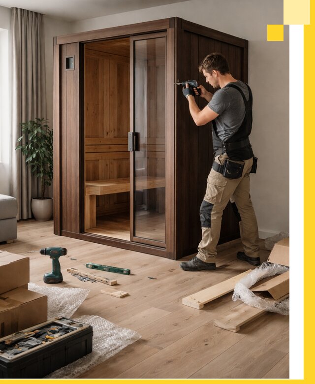 Установка и производство мини саун под ключ в Мценске