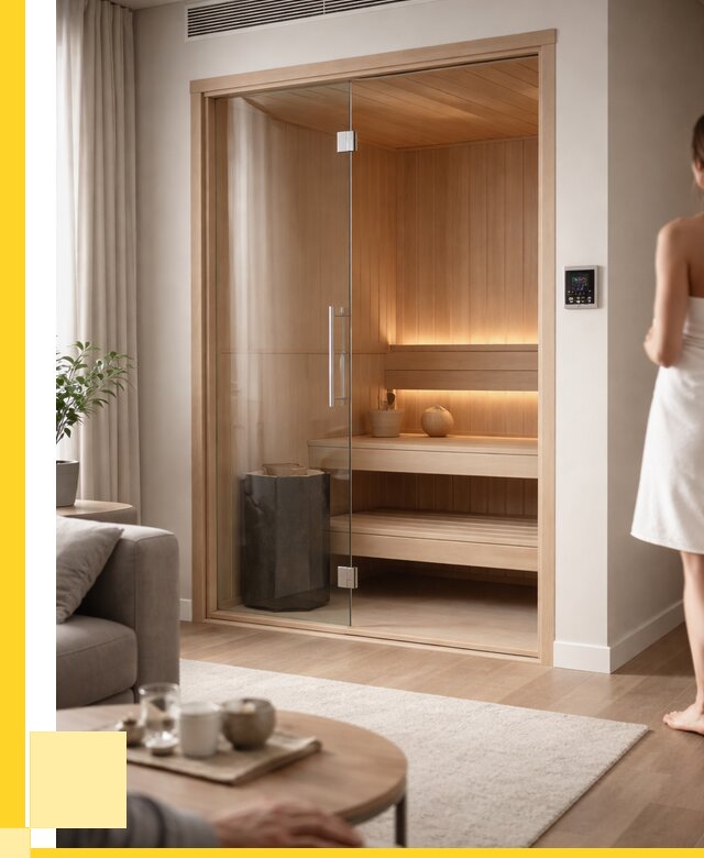 Сауна в квартире под ключ в Мценске от 121524 р. ЭриданМцн