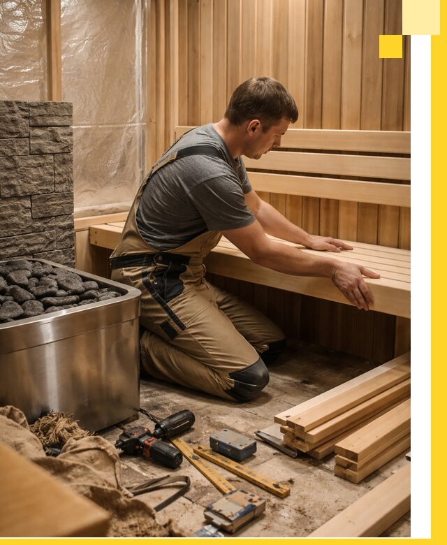 Сауны для дома под ключ с проектированием и монтажом в Мценске