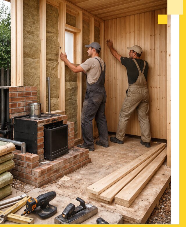 Строительство и установка дачных саун под ключ в Мценске