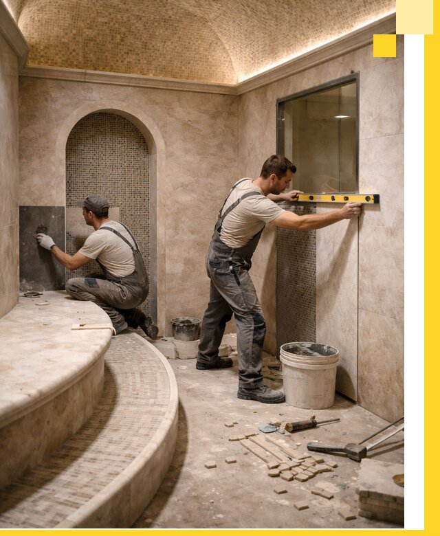 Проектирование и строительство саун с хамамом под ключ в Мценске