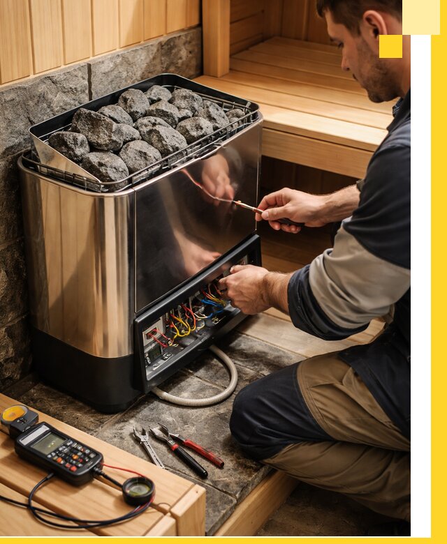 Продажа и установка электрокаменок для саун в Мценске