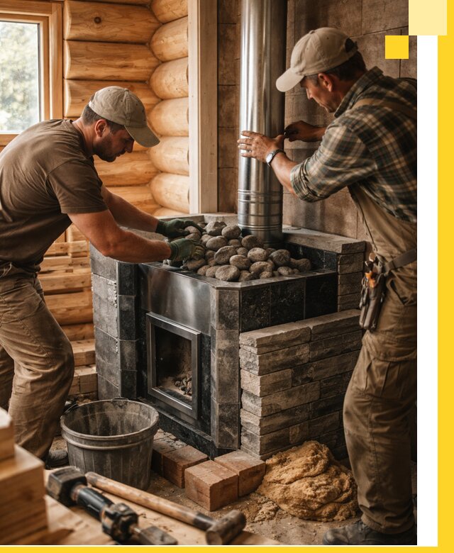 Строительство и отделка русских бань под ключ в Мценске