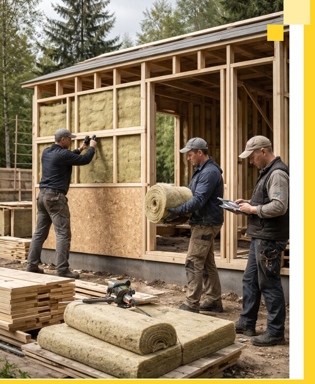 Проектирование и строительство каркасных бань в Мценске под ключ