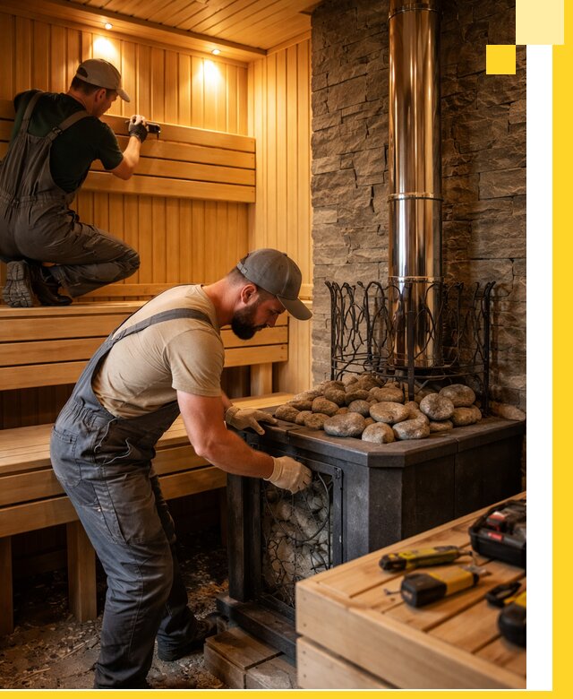 Комплексный дизайн бань, саун и зон отдыха в Мценске