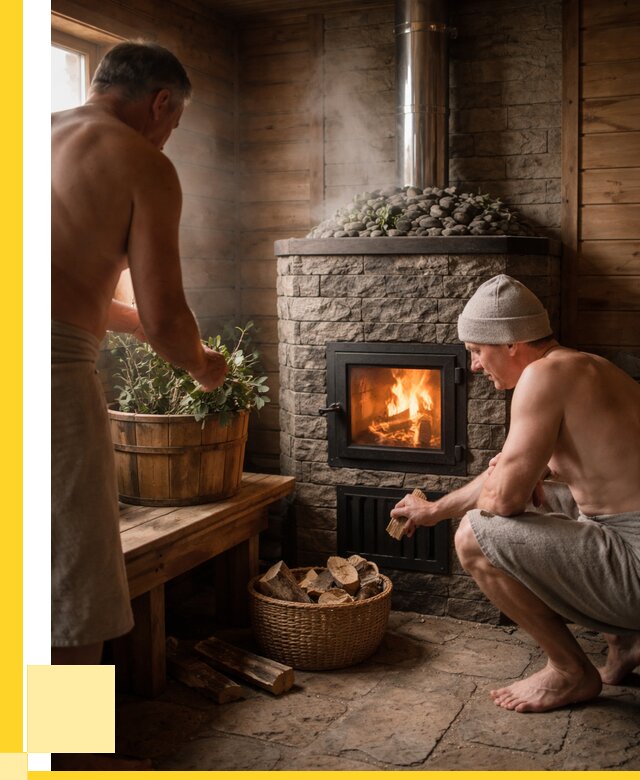 Банные печи под ключ в Мценске от 45572 р. | ЭриданМцн кирпичная