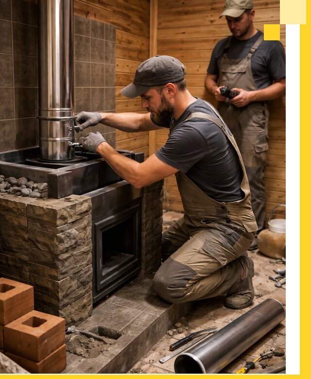 Изготовление и установка банных печей под ключ в Мценске