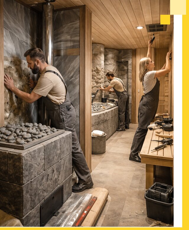 Строительство бань и SPA процедур в Мценске под ключ и отделкой