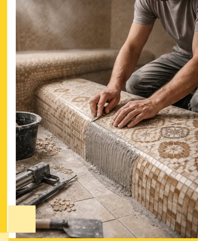 Плитка для хамама под ключ в Мценске от 3544 р. | ЭриданМцн