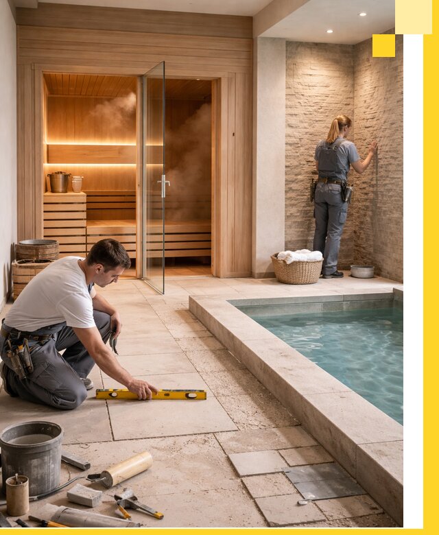 Комплексный дизайн и отделка интерьеров SPA под ключ в Мценске